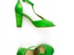 Sandale piele naturala verde Nola